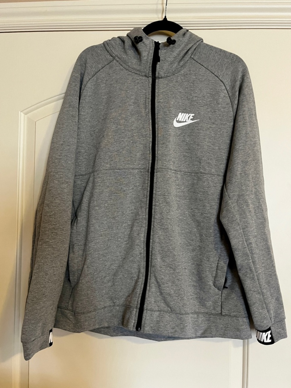 Nike Grey Full-Zip Hooded Jacket- never worn